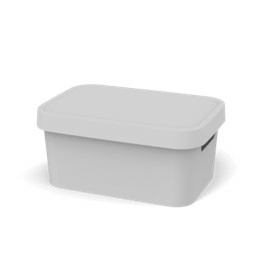 Ящик для хранения 4,5л Ambient Folk, светло-серый