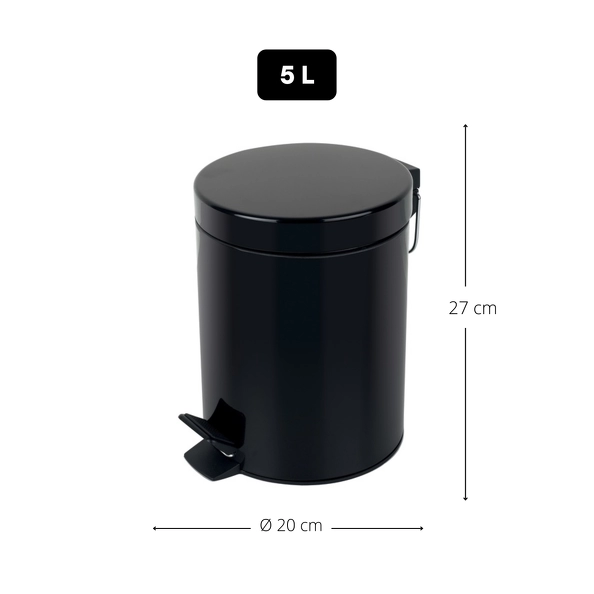 2 Ведро для ванной Spirella Sydney 5л фото 2