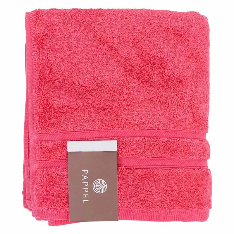 Полотенце махровое Pappel Cirrus/S 70x140см, цвет коралловый фото 2