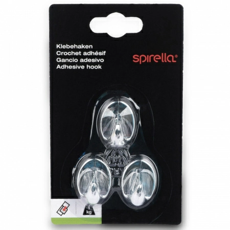 Набор крючков Spirella, 3шт, цвет серебро фото 1