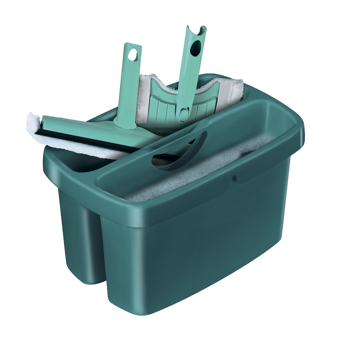Ведро для мытья окон c 2-мя отделениями Leifheit Combi Box фото 3
