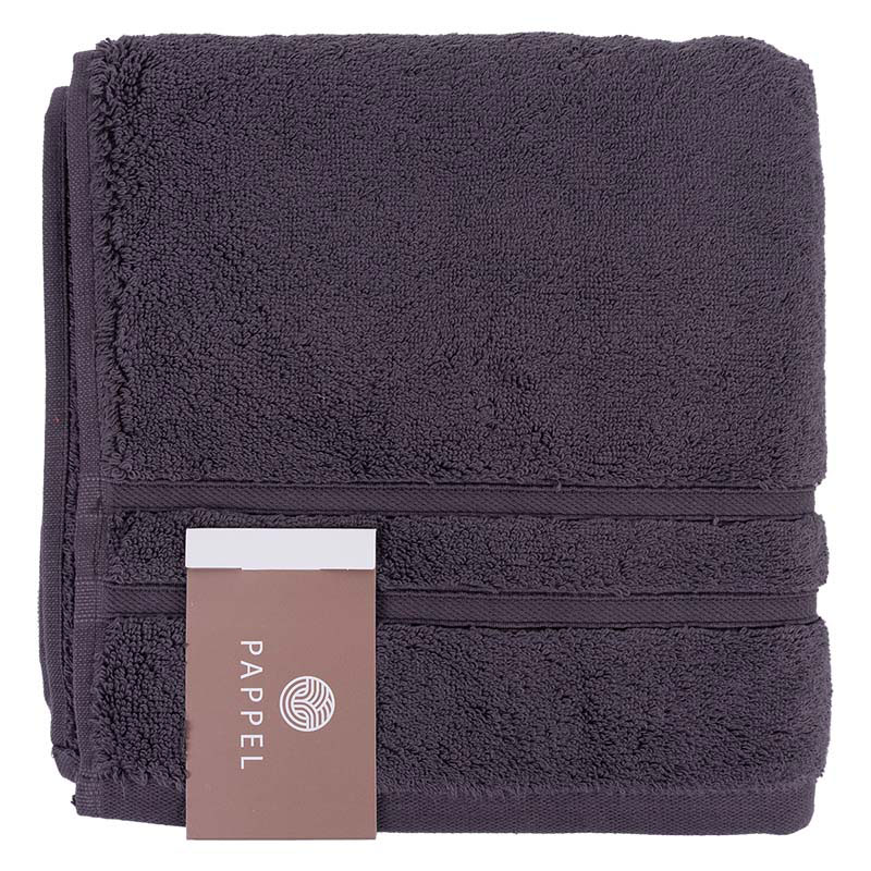 Полотенце махровое Pappel Cirrus/S 70x140см, цвет антрацит фото 3