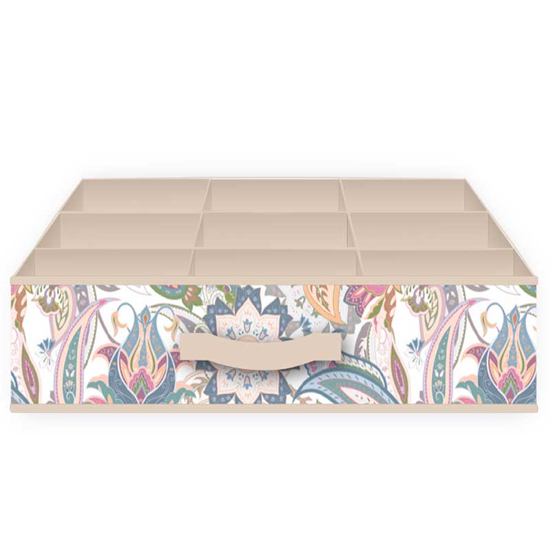 Органайзер для хранения Hausmann Paisley 35x27x9см, бежевый фото 2