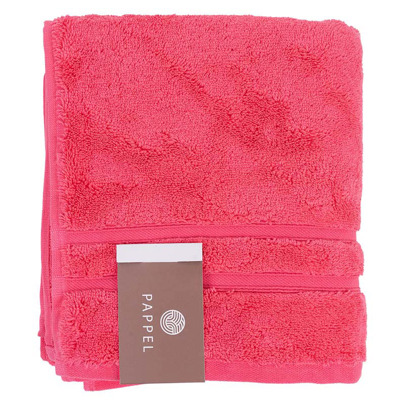 Полотенце махровое Pappel Cirrus/S 70x140см, цвет коралловый фото 4