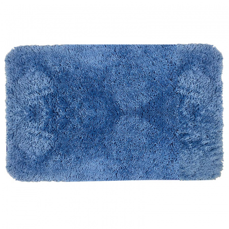 Коврик для ванной 60x90см Spirella Highland, голубой фото 1