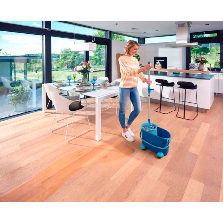 Комплект для влажной уборки Leifheit Clean Twist M Ergo швабра и ведро на колесиках фото 6