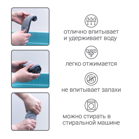 Насадка Hausmann для швабры Care Clean HM-67 фото 8