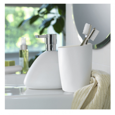 Дозатор для жидкого мыла Spirella Etna, белый фото 3