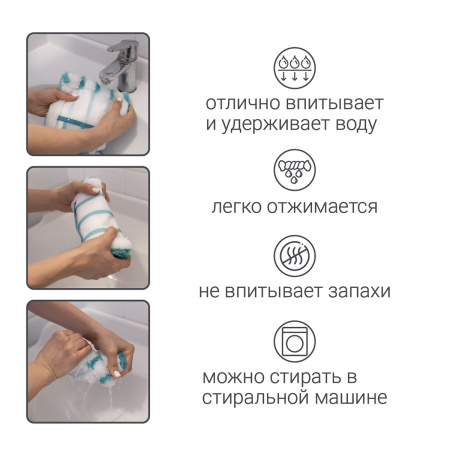 Швабра для пола с длинной ручкой для больших помещений Hausmann Professional HM-1760A* фото 19