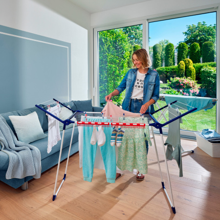 Сушилка для белья напольная раскладная, Leifheit Pegasus 150 Solid Slim, 15 м фото 9