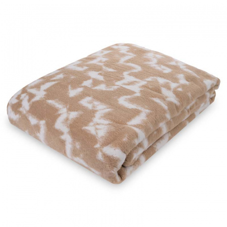 Плед Pappel Cotton 150x200см, бежевый фото 1