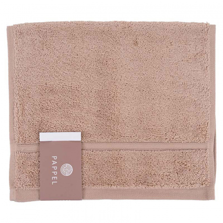 Полотенце махровое Pappel Cirrus/S 30x50см, цвет бежевый фото 3