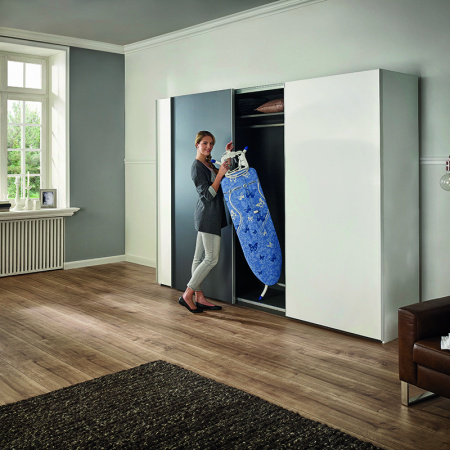 Гладильная доска с электроподключением Leifheit Airboard Compact Plus M 130х38см фото 7