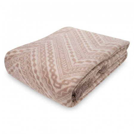 Плед 200x220см Pappel Cotton бежевый фото 1