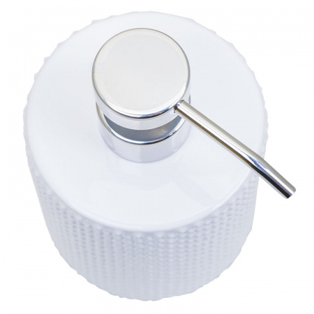 Дозатор для жидкого мыла Spirella Mero, белый фото 3