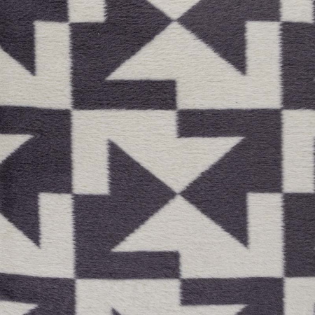 Плед 150x200см Pappel Scotch Jacquard, серый с белым фото 3