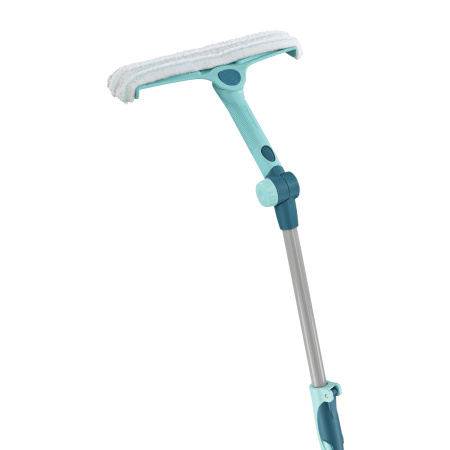 Щетка Leifheit W&F Cleaner L для мытья окон с губкой и телескопической ручкой, 130-210см фото 8