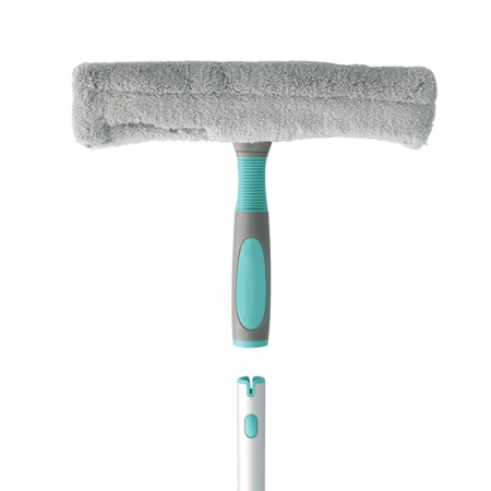 Щетка для мытья окон Hausmann с прямой телескопической ручкой фото 3