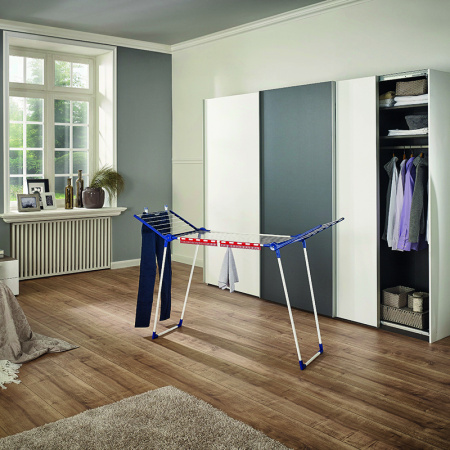 Сушилка для белья напольная раскладная, Leifheit Pegasus 150 Solid Slim, 15 м фото 3